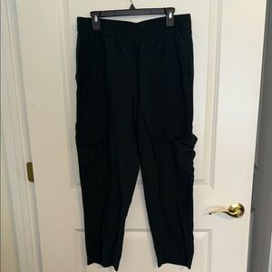 A New Day Dark Green Cargo Jogger Ankle Length Pants Large